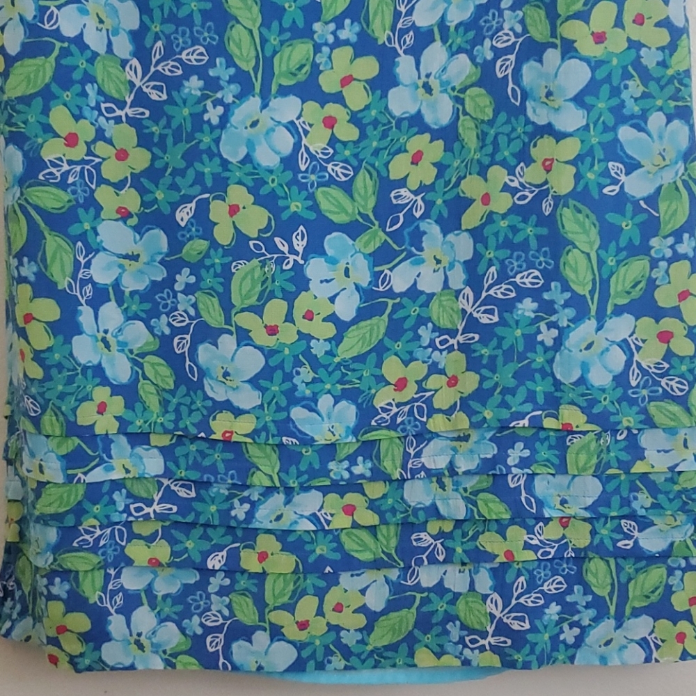 Sigrid Olsen Maxi Floral Print Sleeveless Dress 6 - Picture 3 of 10
